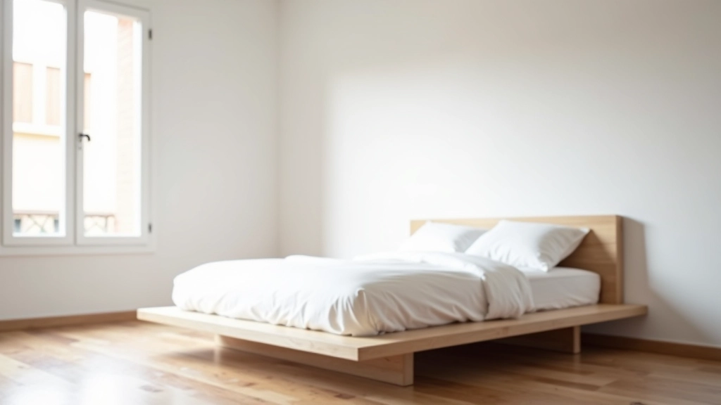 Camera da letto con design essenziale